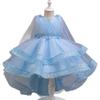 Glitzerndes flauschiges Netz-Prinzessinnenkleid für Baby-Mädchen - 1. Geburtstag & Abendmode