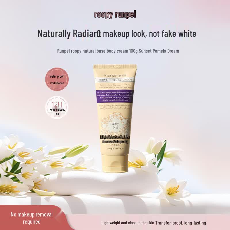 Roopy Niacinamide Fragrance Luminous Body Tone-Up Cream, 100g