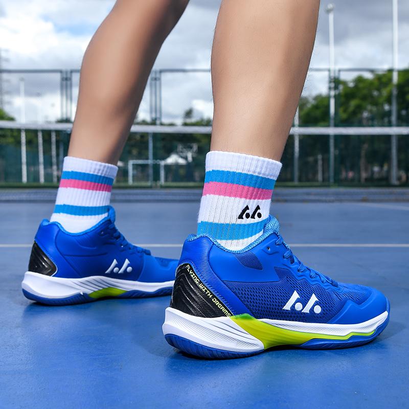 36-46 Párové Plus Size Tlumící protiskluzové prodyšné tenisové boty Volejbalové sportovní boty Badmintonové tréninkové boty