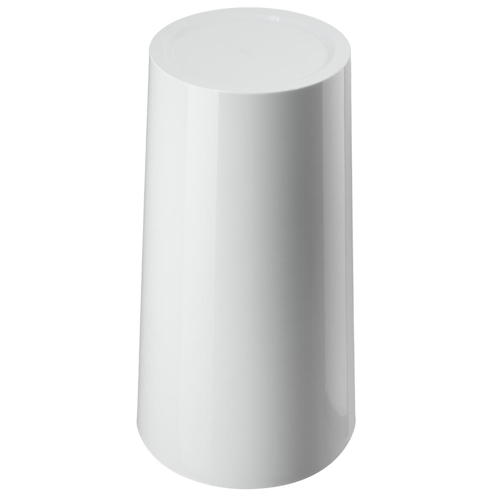 KADAX Doniczka Donica Na Kwiaty 26cm Osłonka Z Wkładem Kwietnik Plastikowa Biała