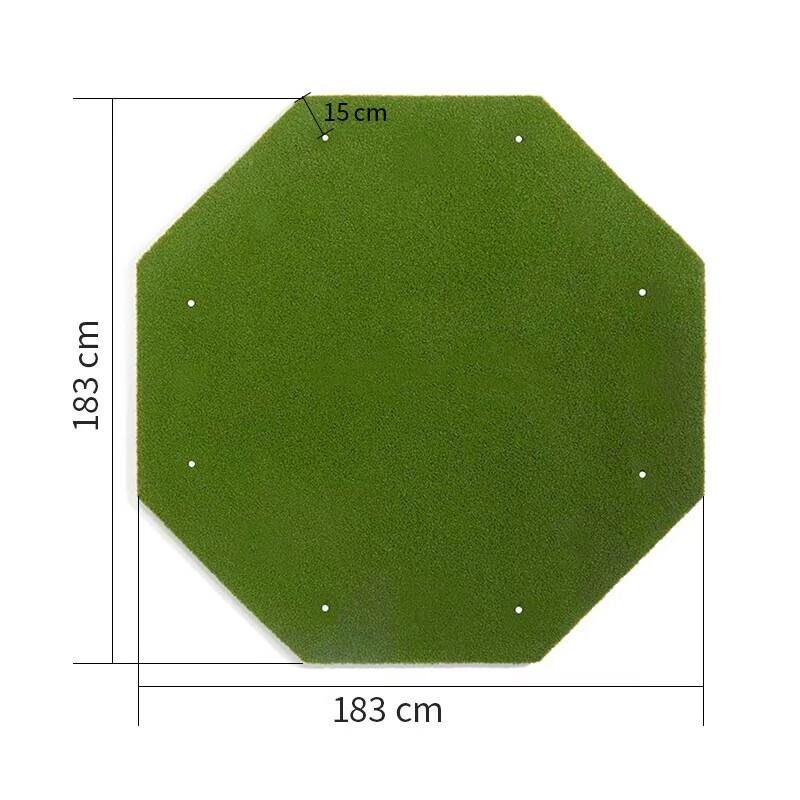 WEZHO Octagonal Indoor Golf Hitting Mat