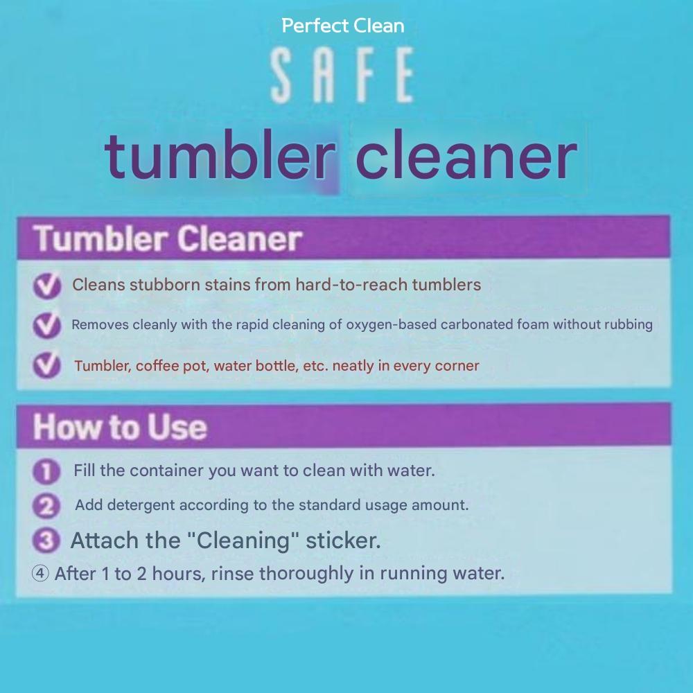 SAFE Tumbler Bubble Bubble Cleaners 42g (3.5g x 12 tablets)