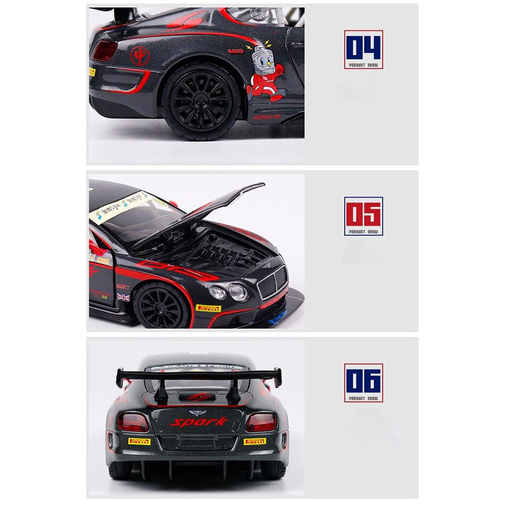 Модель игрушечного автомобиля Bentley Continental в масштабе 1/32 — фото 8