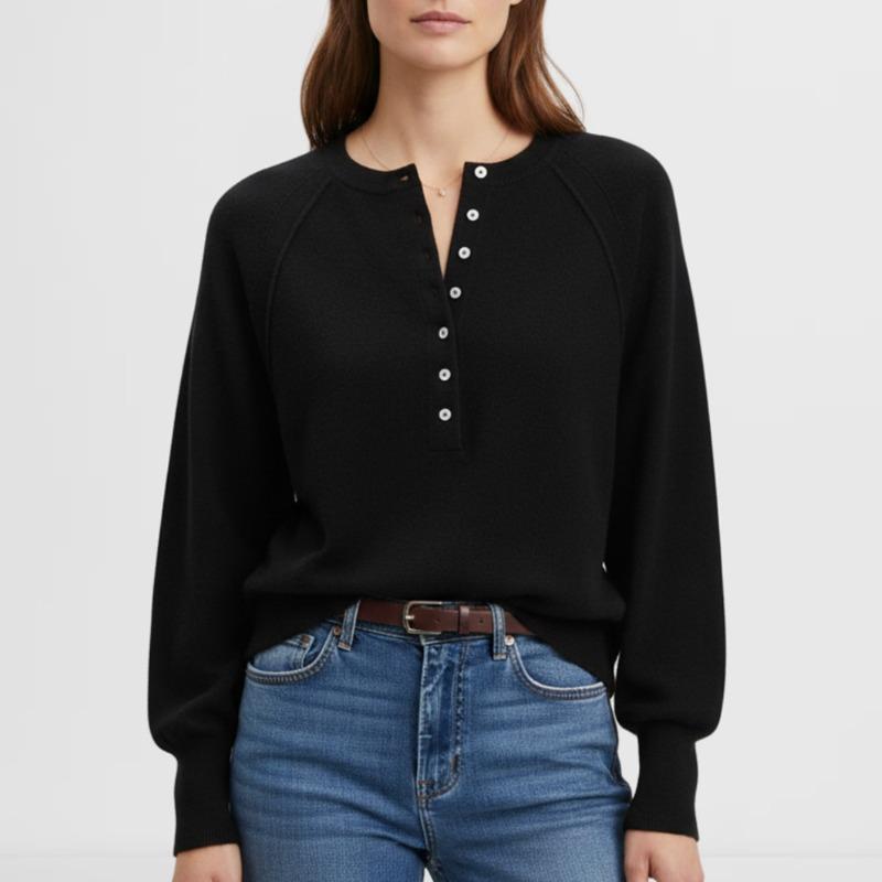 MGHR Women's Fashion Casual Autumn Winter Long Sleeve O-Neck Blouses & Shirts