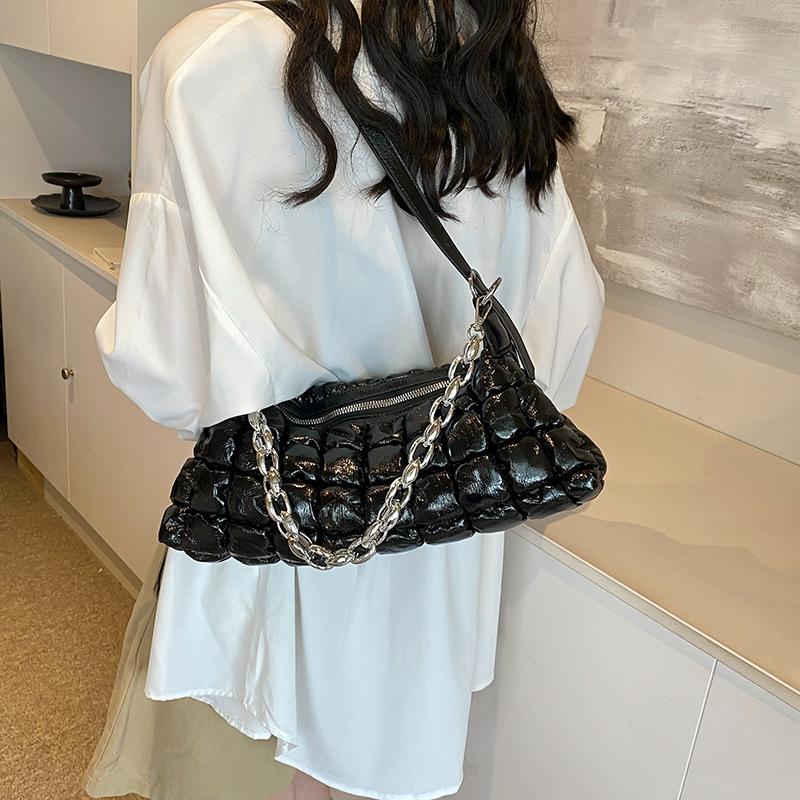 Versatile Fashion Handbag Women's New Plaid Commuter Bag