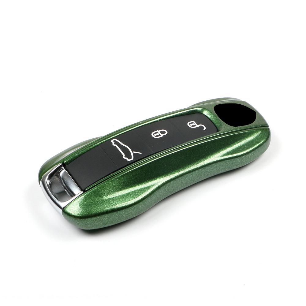 Porsche Key Shell for Cayenne, Macan, 911, Panamera, 718/Taycan - Mamba Green