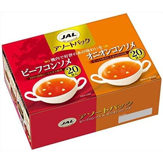 JAL Soup Meiji Assortment Pack 40 bags