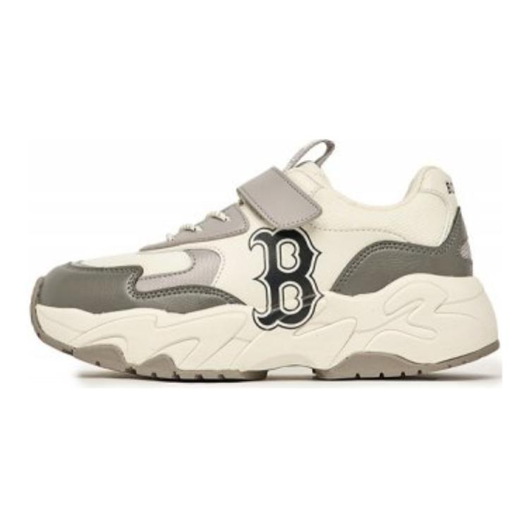 MLB Big Ball Chunky Comfortable Versatile Durable Low-Top Casual Shoes Kids sneaker Gray 7ASHC313N-43GRS