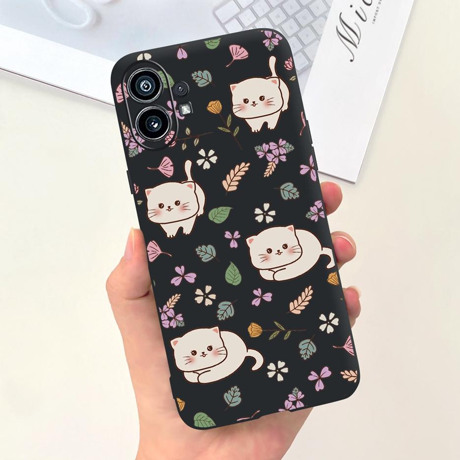 For Nothing Phone 1 Case A063 Cute Fashion Cartoon Cover 6.55'' Soft Silicone TPU Phone Case For Nothing Phone One Phone1 Fundas