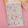 Fashion Rhinestone Stickers Mixed Disposable Tattoo Stickers 3D Face Jewelry Stickers  Party