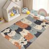 Cute Cat Pattern Rug Cartoon Funny Animal Print Home Decor Carpet Soft Non-Slip Floor Mat for Living Room Bedroom Room