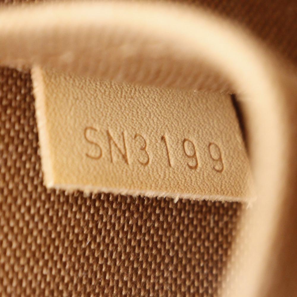 Louis Vuitton Alma BB Handbag M53152 2WAYShoulder Brown Monogram Canvas Women Used