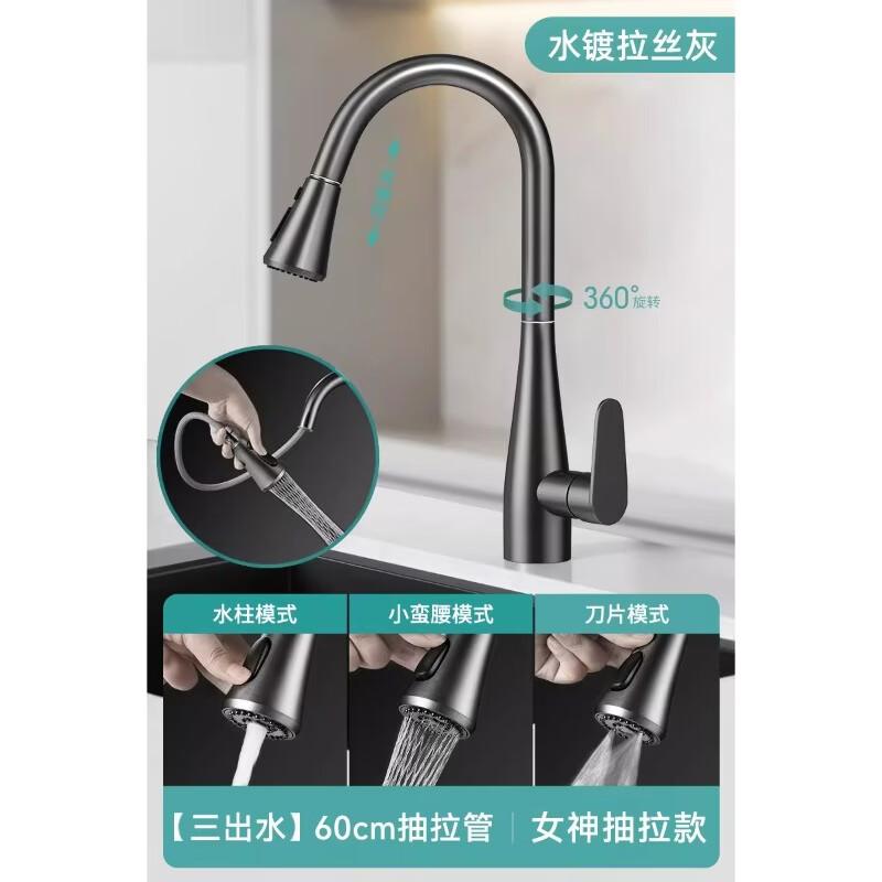 Shiaosen Kitchen Pull-Out Faucet
