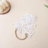 3Pcs Infant Stretchy Lace Headwear Hairband Feature Delicate Embroidery Soft Fabric for Everyday Wear and Photoshoots