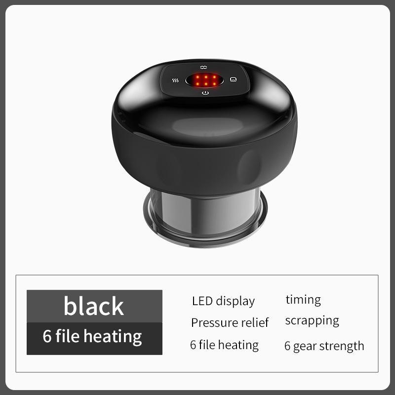Smart Heating Suction Cupping Massager with Electric Breathing and Scraping Function