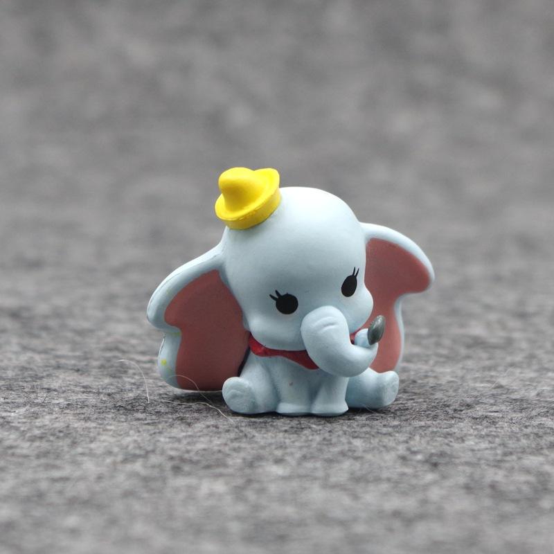 6pcsset Disney Mickey Mouse Action Figures Minnie Chip Dale Dumbo PVC Cake Ornaments Collection Decoration Children Toys Gifts