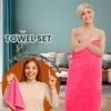 Extra Large Soft Absorbent Bath Towel 34 "x70" - Purchase 1 High Quality Flannel Towel, Multi Functional Bath Towel/Shawl -35*35cm