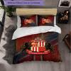 Biancheria da letto a tema Sunderland Set 3 pezzi Copripiumino Biancheria da letto decorativa per camera da adolescente Decorazione per la casa