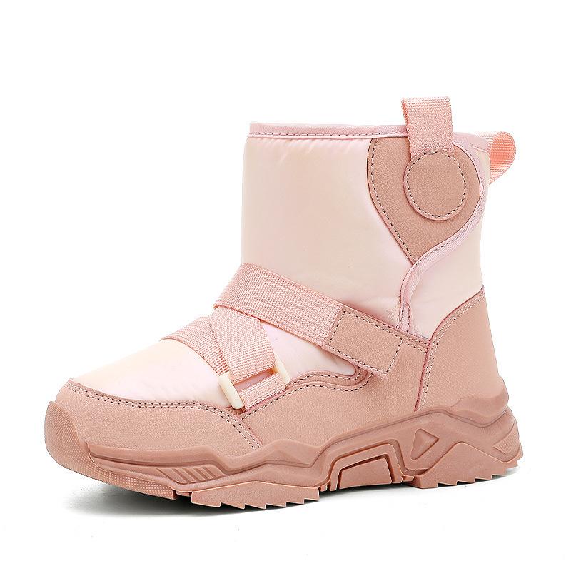 

Children s New Winter Snow Boots – Thick, Velvet-Lined, Non-Slip, Waterproof, Short Boots for Boys and Girls Size 39, 25.0cm