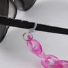Cadena de Gafas Acrílica Mate de Moda para Mujer Cordón Soporte Cadena para Gafas de Lectura Cadena para Colgar Gafas en el Cuello Correa Cuerda