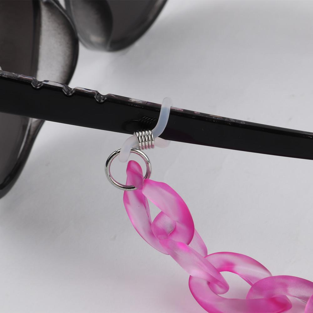 Cadena de Gafas Acrílica Mate de Moda para Mujer Cordón Soporte Cadena para Gafas de Lectura Cadena para Colgar Gafas en el Cuello Correa Cuerda