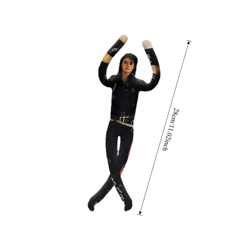 Anime Michael Jackson Cosplay Prop Pop Knuffel Gevulde Figuur Poppen Kamer Decoratie Abstract Gewricht Beweeglijkheid Props Cadeau 28cm