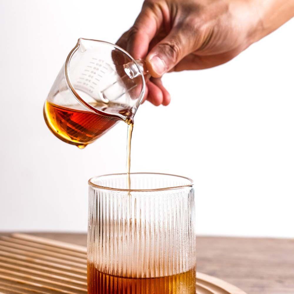 Small 70ml Kitchen For Espresso Coffee Glass Milk Ounce Cup Measuring Cup Jigger Coffeware