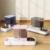Automatic Pet Feeder And Water Dispenser 2 In 1 Cat Feeder Dish Pet Food And Water Feeder for Small Medium Pets Cat Dog Puppy