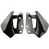 1 Set Windshield Side Deflector & Spoiler, Color: As Shown, Material: ABS