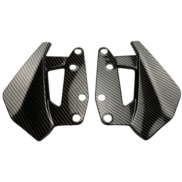 1 Set Windshield Side Deflector & Spoiler, Color: As Shown, Material: ABS