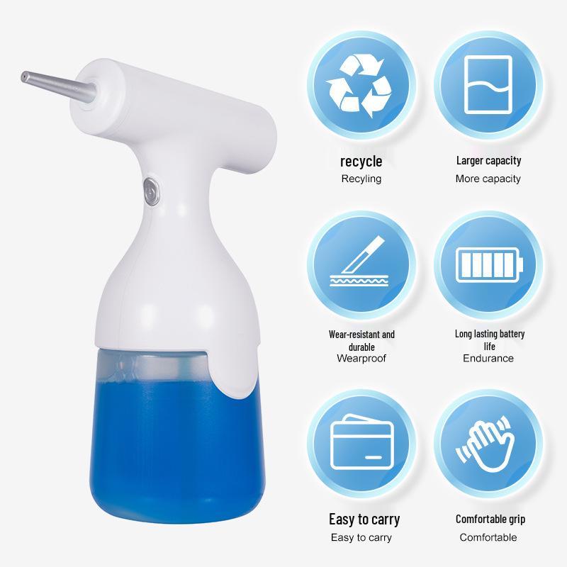 Electric Foaming Soap Dispenser for Kitchen, Pet Bath, Shower, and Facial Cleanser.