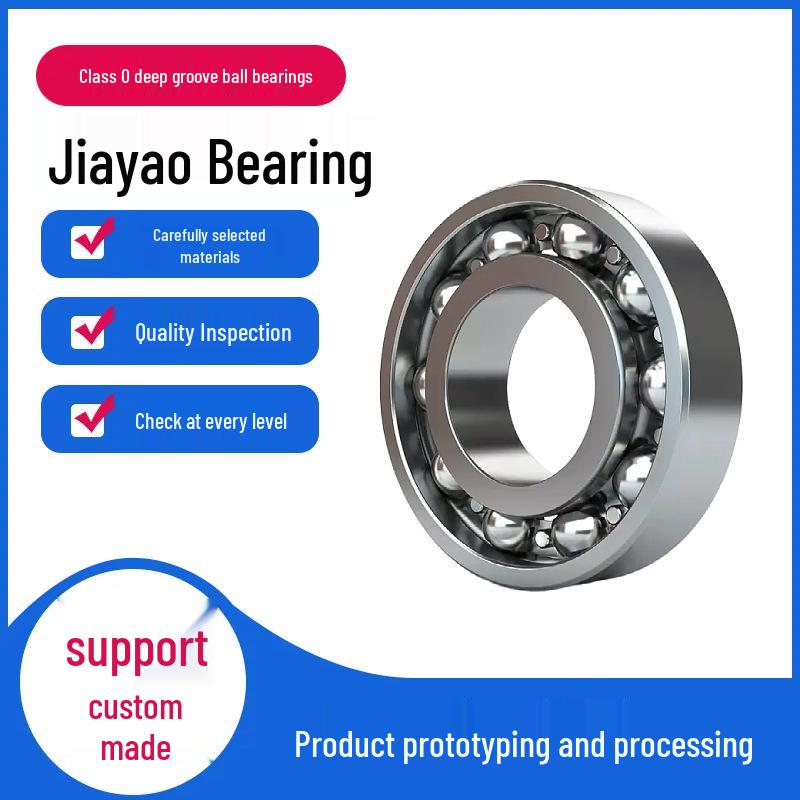 6204 Class 0 Deep Groove Ball Bearings for Electric Bicycle Motors