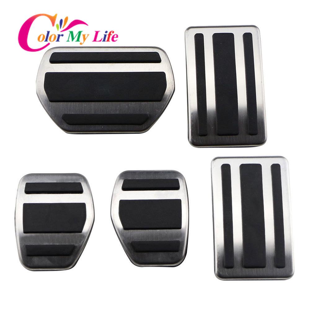 Stainless Steel AT MT Car Pedals for Peugeot 508 Citroen C5 2012-2014 C6 Accessories Gas Brake Cluth Pedal