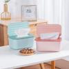 Home Kitchen Tissue Paper Dispenser Storage Organizer Tissue with Cover Square Wet Wipes Case Napkins Toilet Paper Container