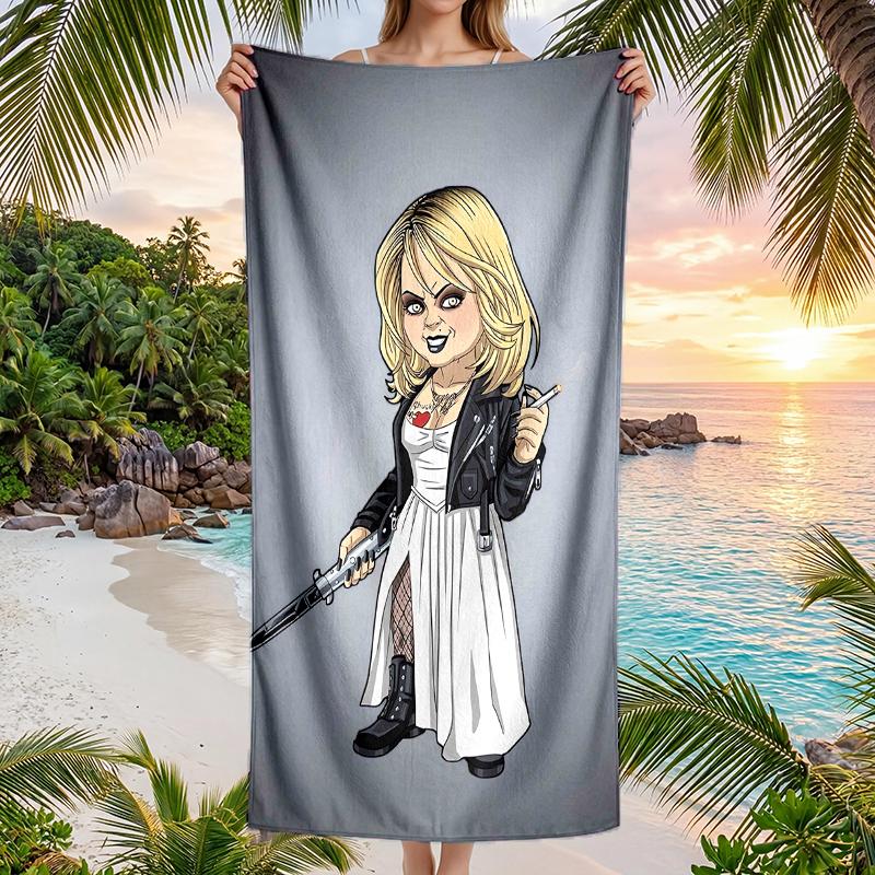 Chucky Fashion Beach Towel: Ideal for Summer Adventures Soft, absorbent and quick drying suitable for swimming and bathing