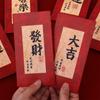 6pcs/set Paper Spring Festival Red Pocket Chinese Style New Year Bless Pocket  Spring Festival