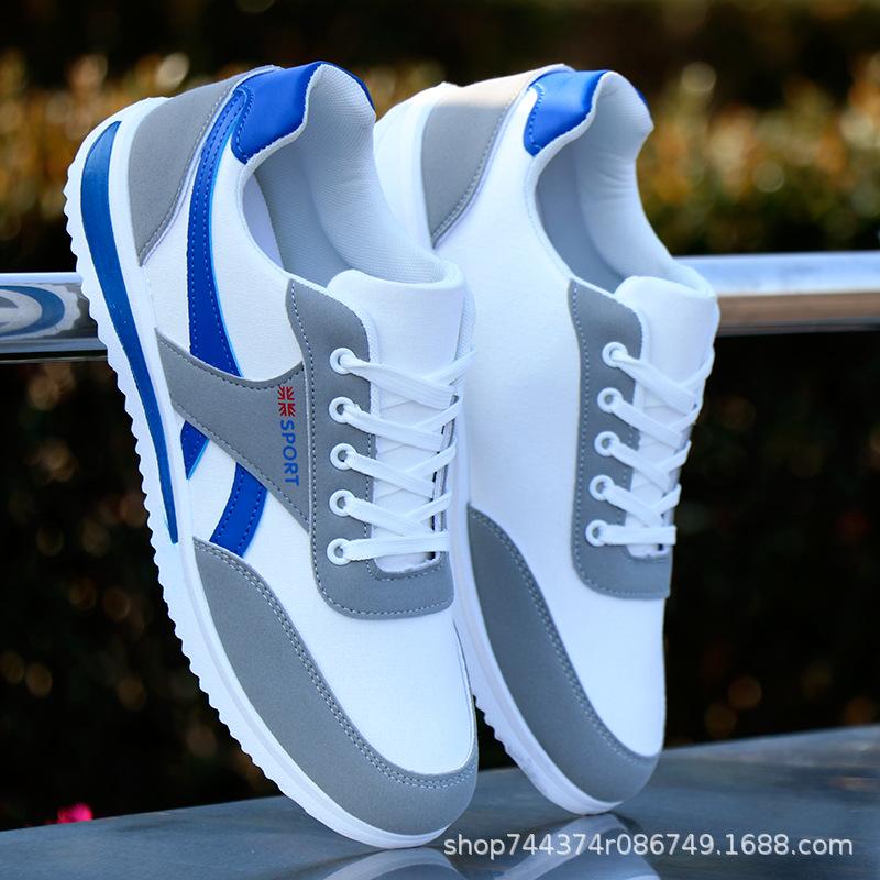 Cloth shoes spring and autumn non-slip sports casual shoes soft sole lace-up canvas shoes breathable