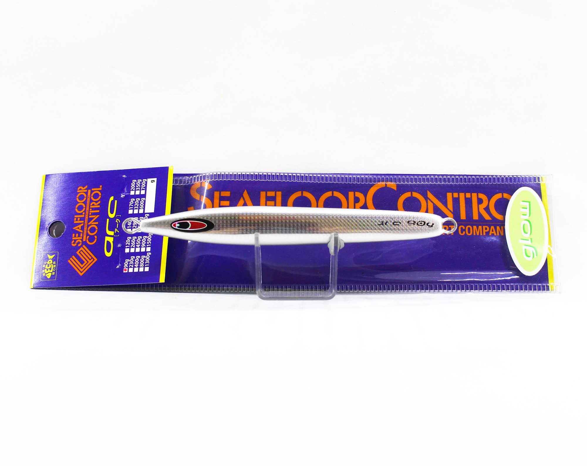 Seafloor Control Metal Jig Arc 90 grams Pearl Zebra Glow GR (6341)