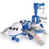 Children's Inertial Toy Car Set with Airplane and Music