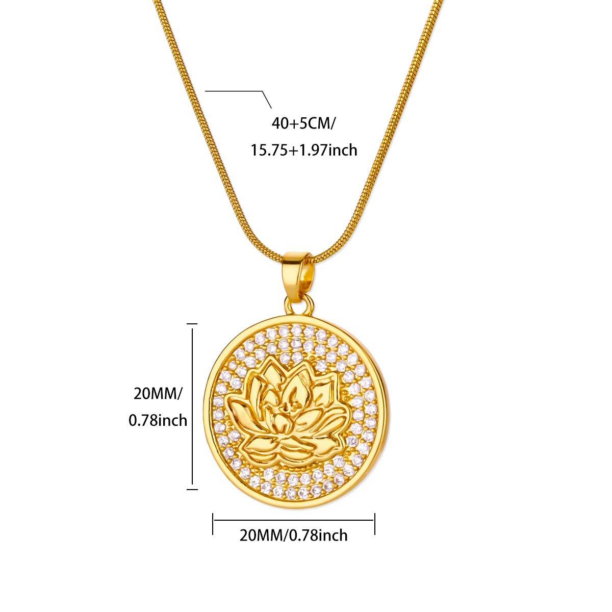 

Luxury 12 Styles Flower Stainless Steel Necklace Women Zirconia Gold Anti Fading Choker Wedding Jewelry Party Accessories Gifts