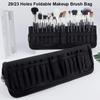 1Pc 29/23Holes Foldable Makeup Brush Bag Women Makeup Brush Tools Bag Organizer Travel Powder Cosmetic Sets Toiletry Case Holder