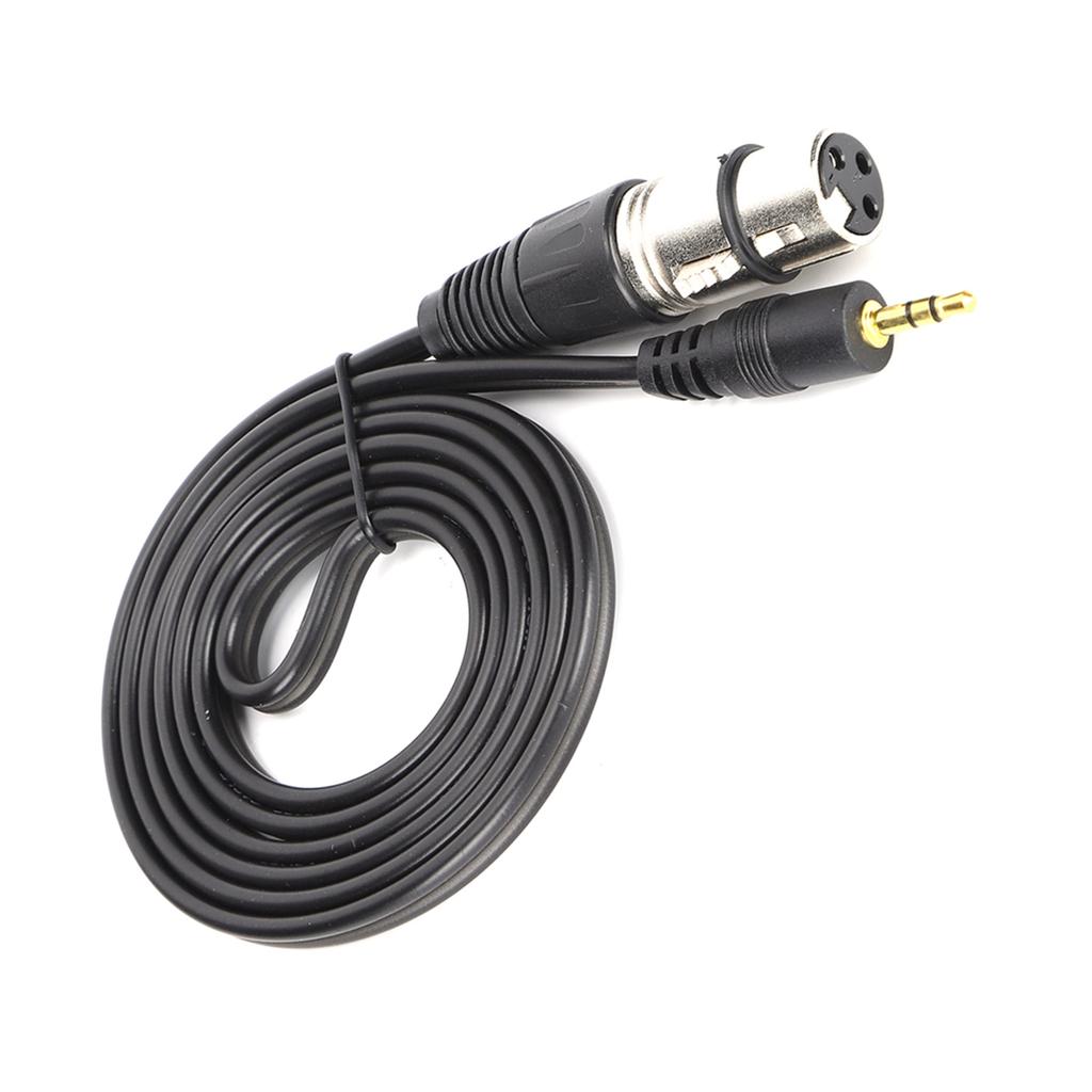 Microphone Cable 3.5mm Male To XLR Female PVC Microphone Cord for Digital Camera and PC