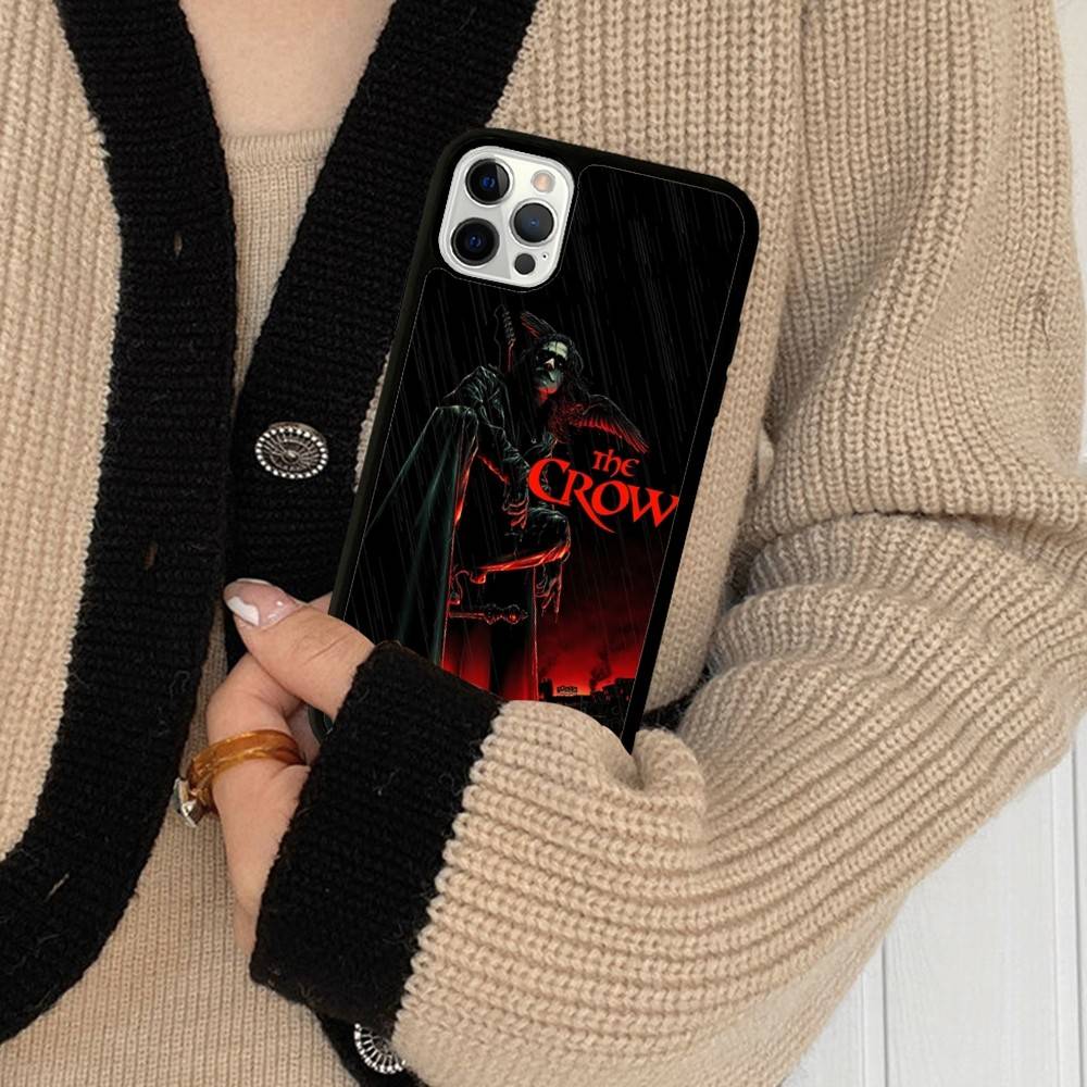 T-The C-Crow Classic Movie Phone Case For Iphone 16 15 14 13 12 11 Pro Max Plus Shockproof TPU+PC Hard Case