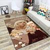Billie Eilish Album Rug Carpet Office Decorative Carpet For Living Room Bedroom Door Mat Floor Rug Computer Chair Area Rug