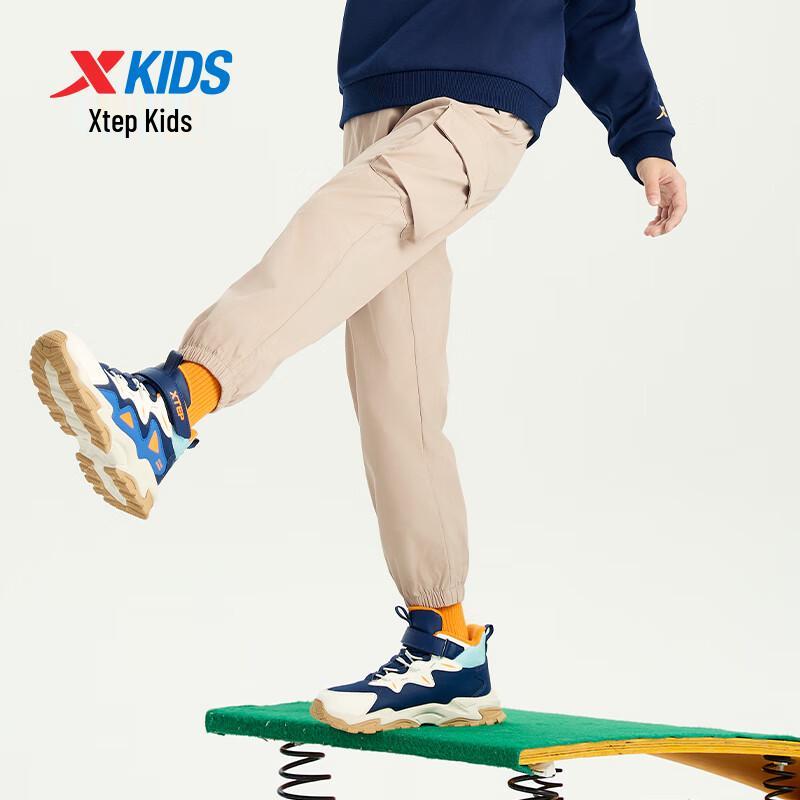 Xtep Kids' Fashion Side Pocket Woven Sport Pants