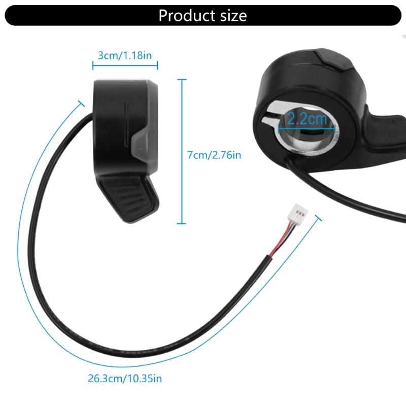 Universal Thumb Speed Controller Throttle For KQi2 Electric Scooter Speed Control Systems Anti Shock ABS Construction