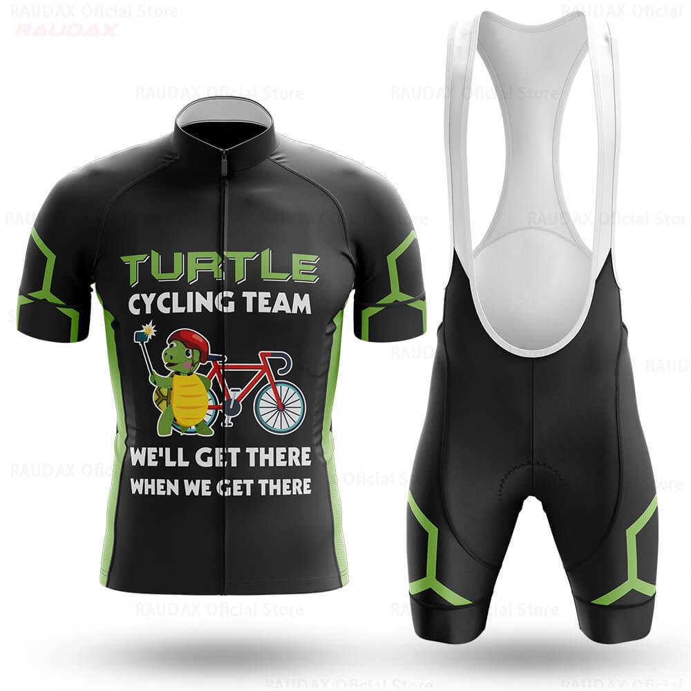 Man's Cycling Jersey Set 2026 Turtle Cycling Team Summer Short Sleeve Mountain Bike Bicycle Sportswear MTB Maillot Ropa Ciclismo