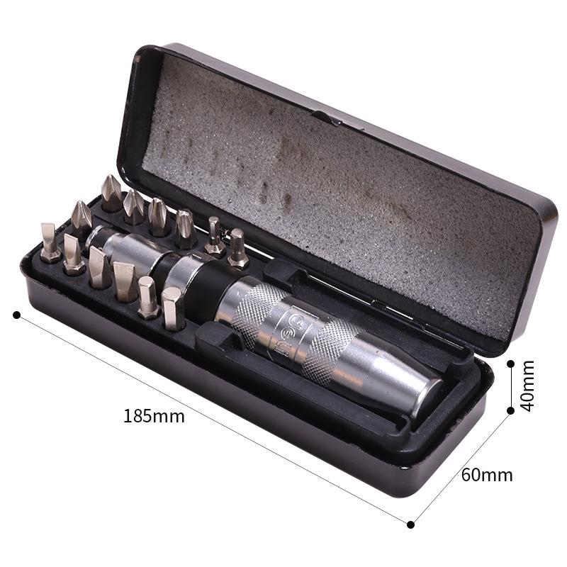 Deli 13-Piece Impact Screwdriver Set