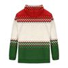 Men's Casual Loose Fit Hooded Sweatshirt with Christmas Print and Large Pockets