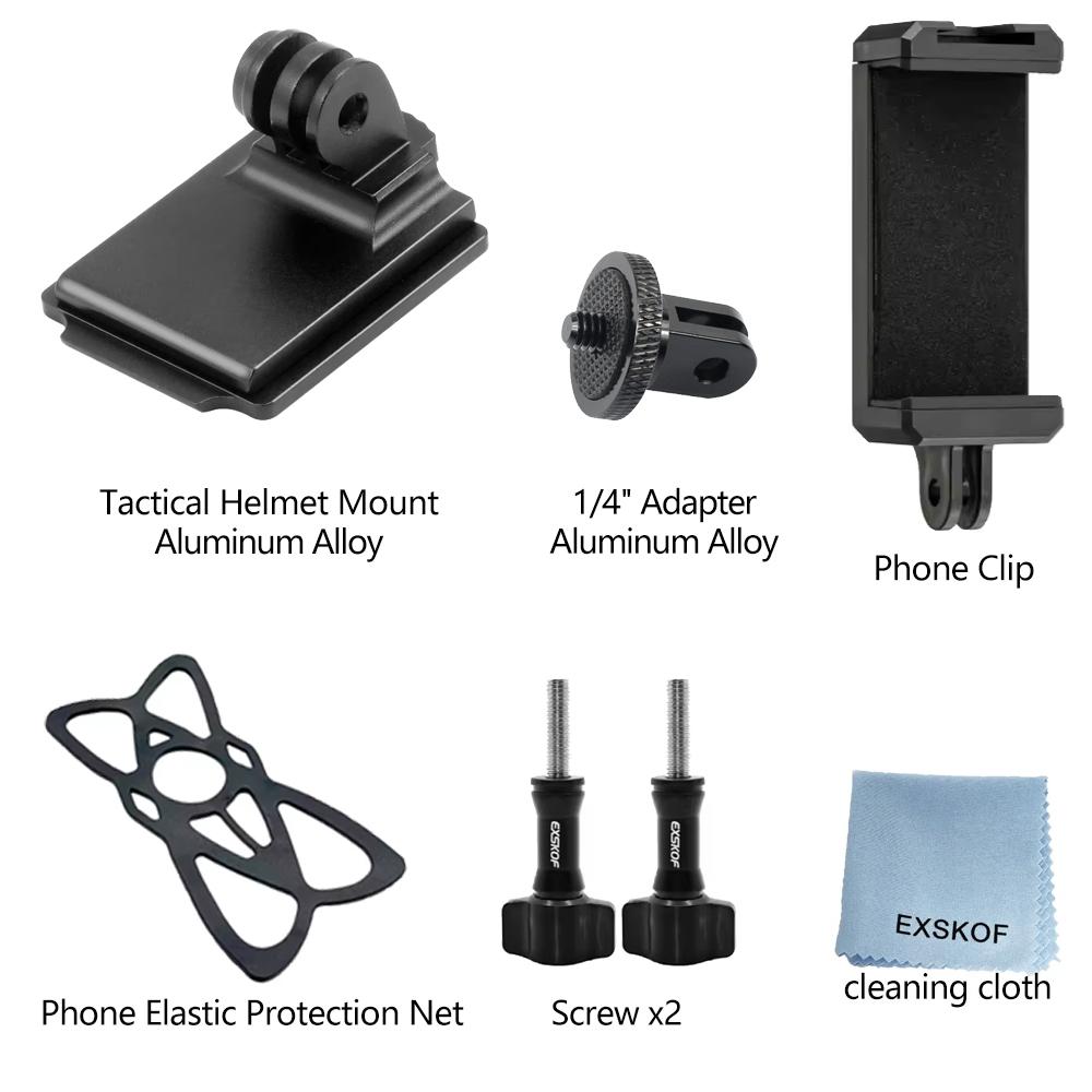 Aluminum Alloy Tactical Helmet Mount for